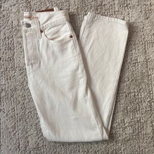 Levi’s Wedgie White Jeans